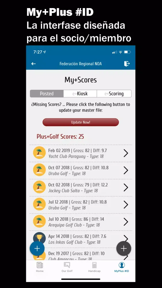 Fed Regional de Golf del NOA Screenshots
