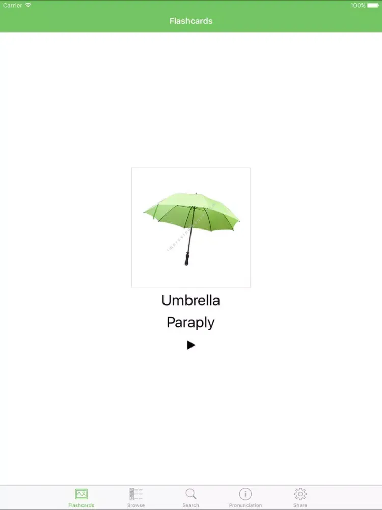 Danish Flashcards with Pictures iPad 应用截图