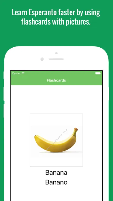 Zrzuty ekranu Esperanto Flashcards with Pictures Lite