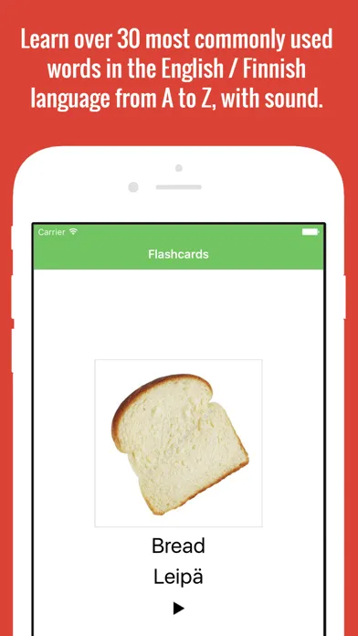 Finnish Flashcards with Pictures Lite Ekran Görüntüleri