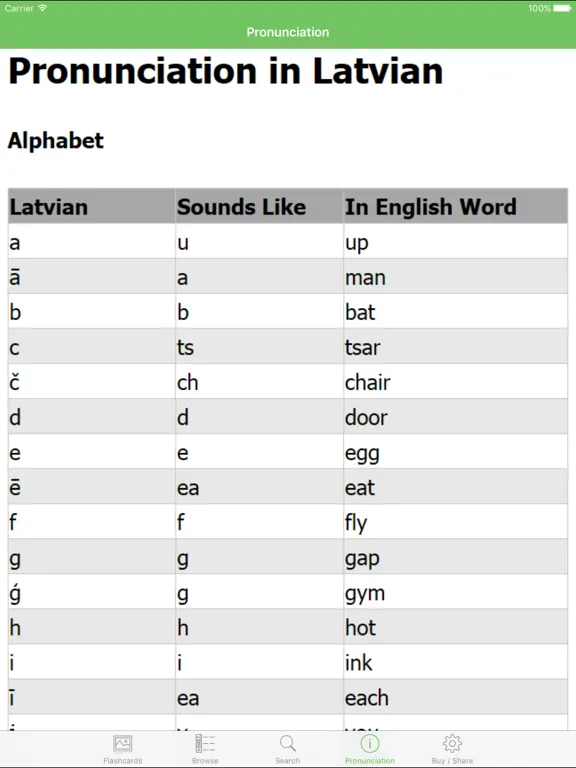 Latvian Flashcards with Pictures Lite iPad  スクリーンショット