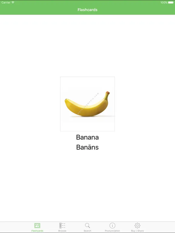 Latvian Flashcards with Pictures Lite iPad  スクリーンショット