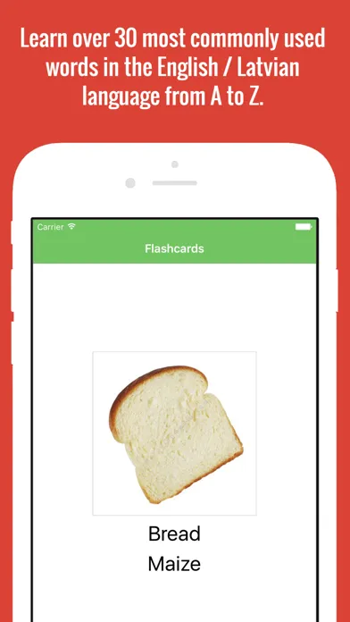 Latvian Flashcards with Pictures Lite スクリーンショット