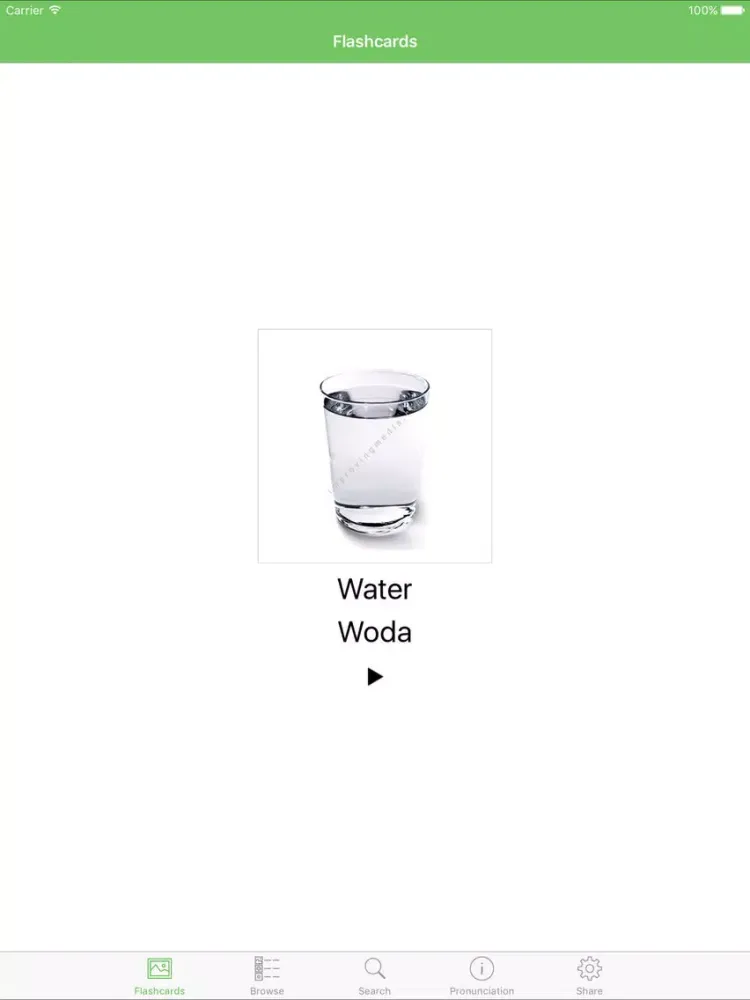 Polish Flashcards with Pictures iPad  Screenshots