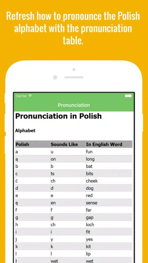 Polish Flashcards with Pictures Screenshots