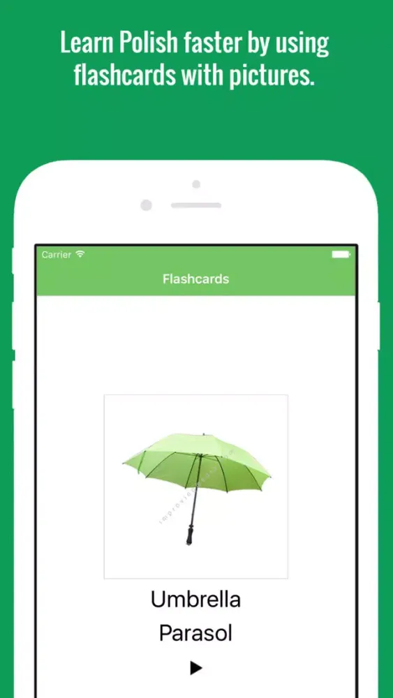 Polish Flashcards with Pictures Screenshots