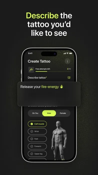 Скриншоты Ta2 - AI Tattoo Designs Maker