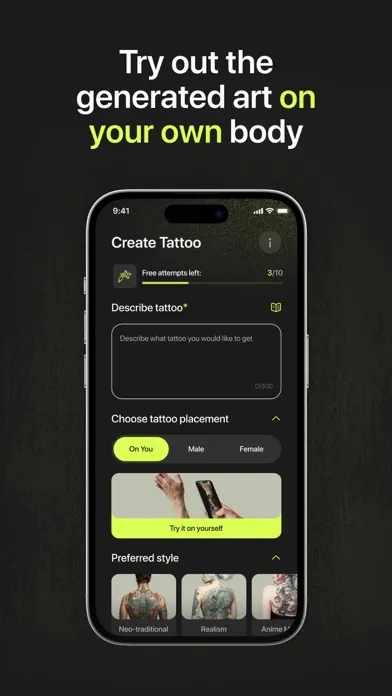 Скриншоты Ta2 - AI Tattoo Designs Maker