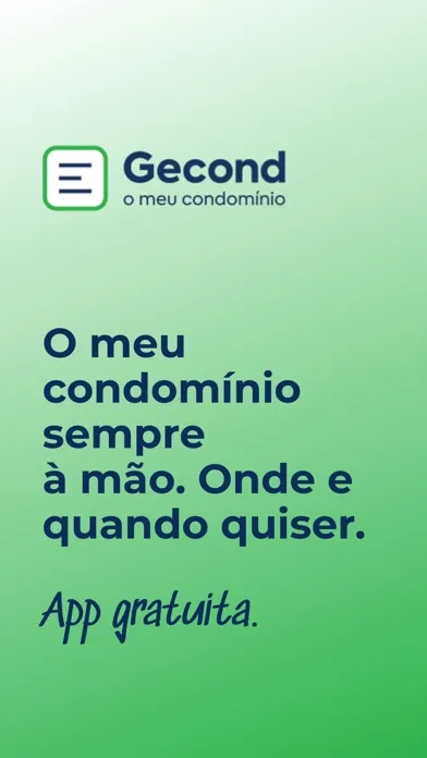 ภาพหน้าจอของ Gecond, o meu condomínio