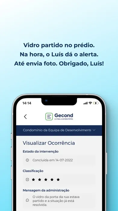ภาพหน้าจอของ Gecond, o meu condomínio