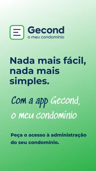 ภาพหน้าจอของ Gecond, o meu condomínio