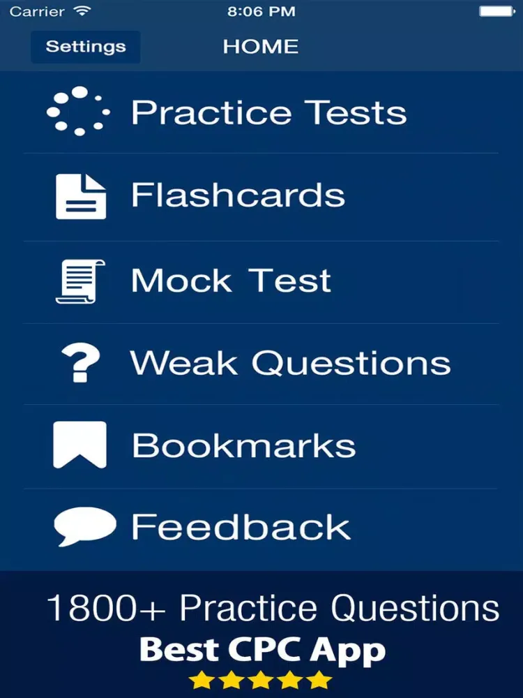 CPC Certification Exam Prep iPad  Screenshots