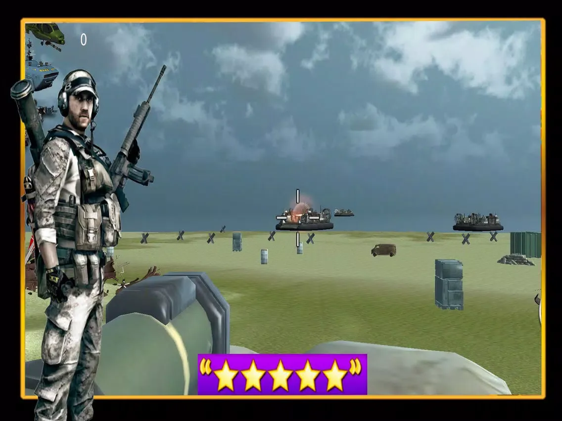 Beach Attack: Gunner Shoot iPad  سکرین شاٹس