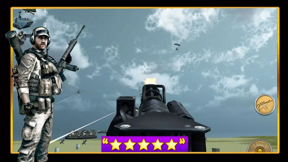 Beach Attack: Gunner Shoot سکرین شاٹس