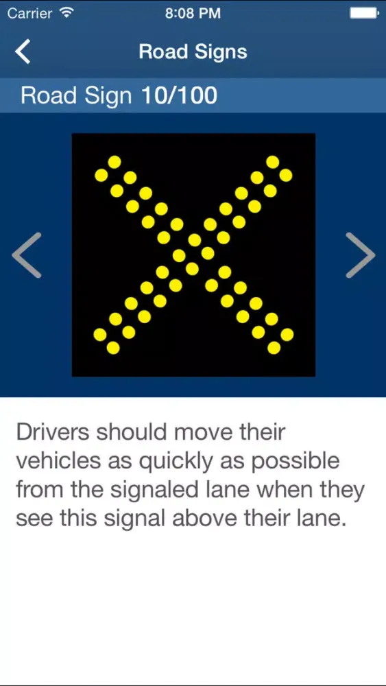 Indiana BMV DMV Exam Prep 2017 Screenshots