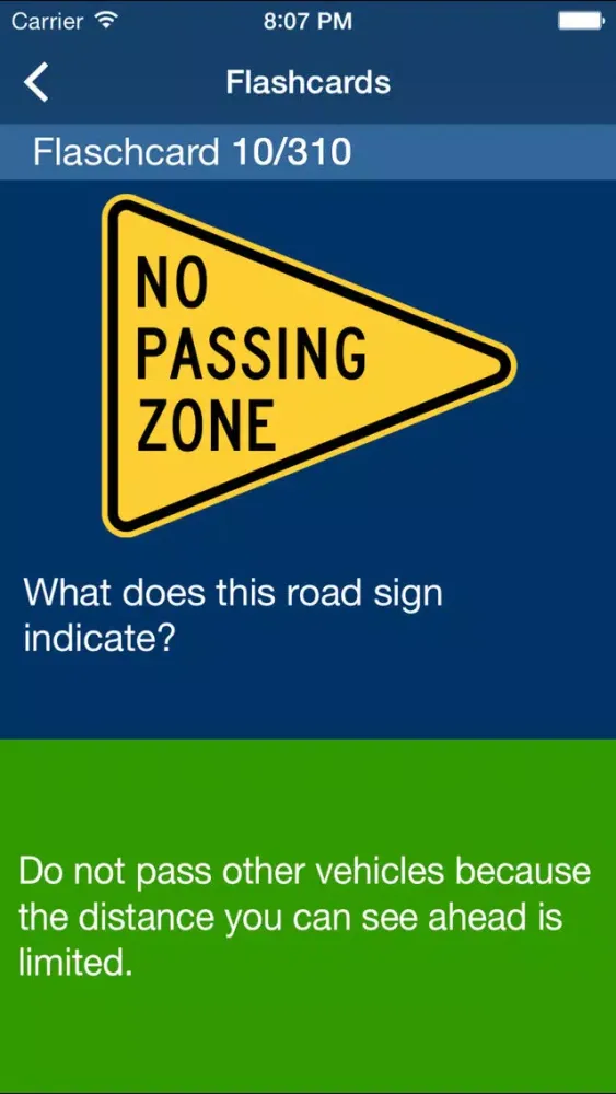 Indiana BMV DMV Exam Prep 2017 Screenshots