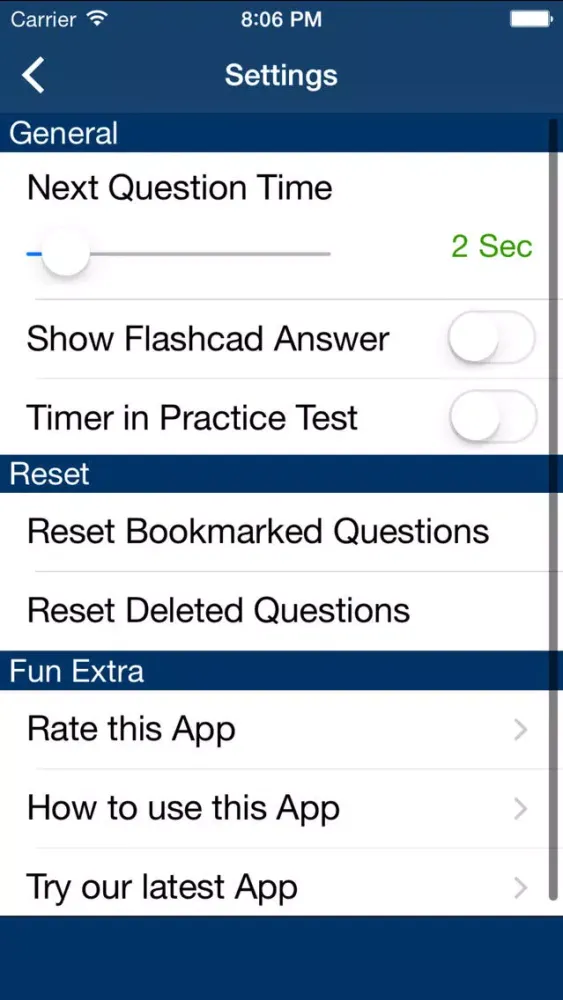 Indiana BMV DMV Exam Prep 2017 Screenshots