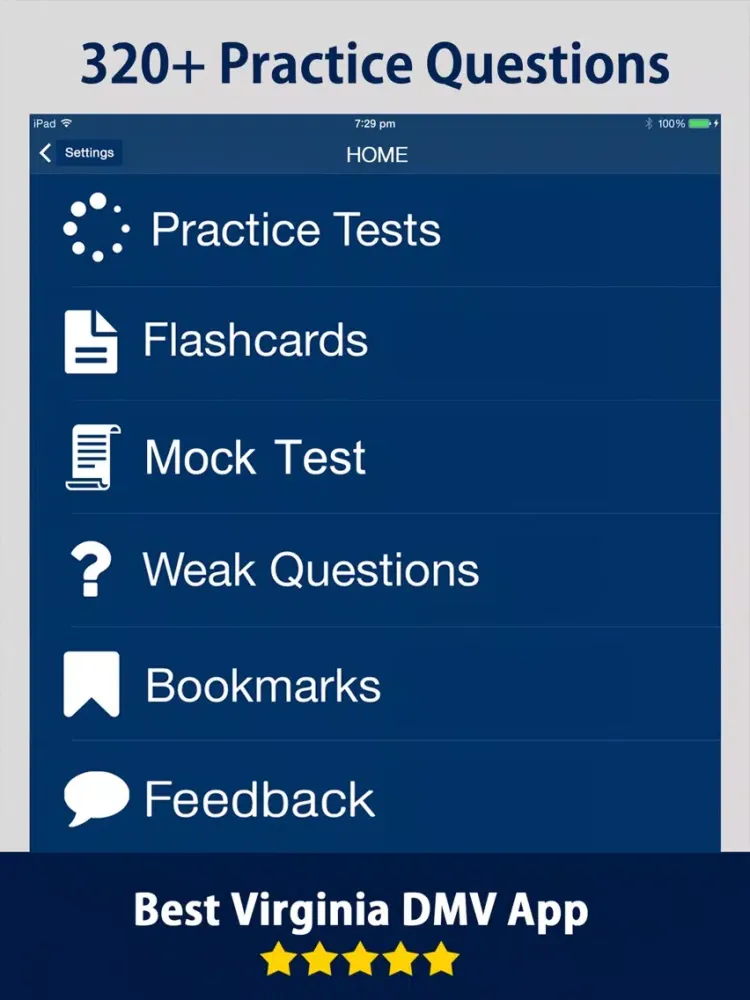 Скриншоты Virginia DMV Exam Prep 2017 iPad 