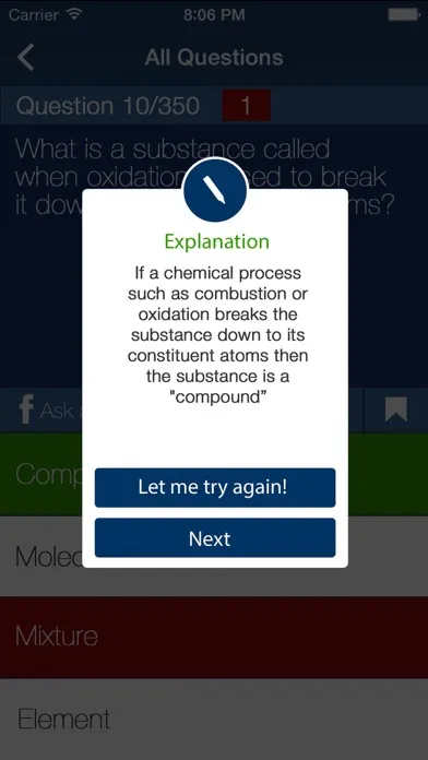 Tangkapan skrin Hesi A2 Practice Test 2018