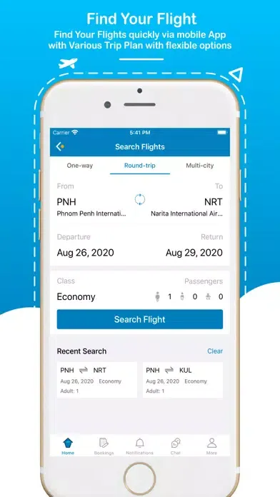 Capturas de tela do SkyBooking - Book Cheap Flight