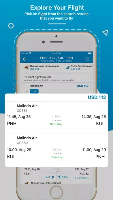 Capturas de tela do SkyBooking - Book Cheap Flight