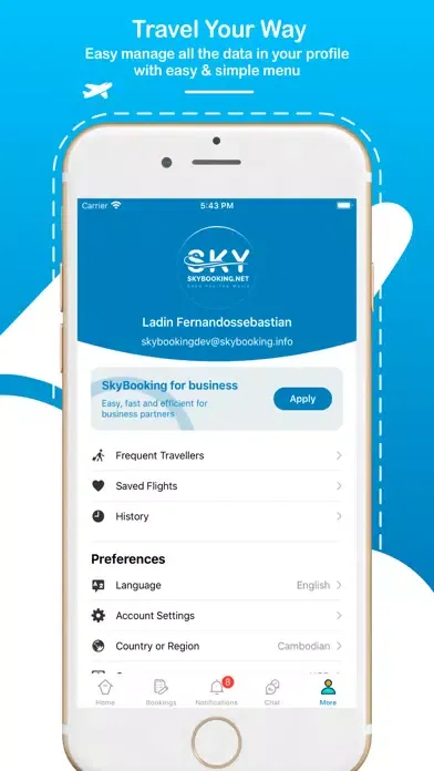 Capturas de tela do SkyBooking - Book Cheap Flight