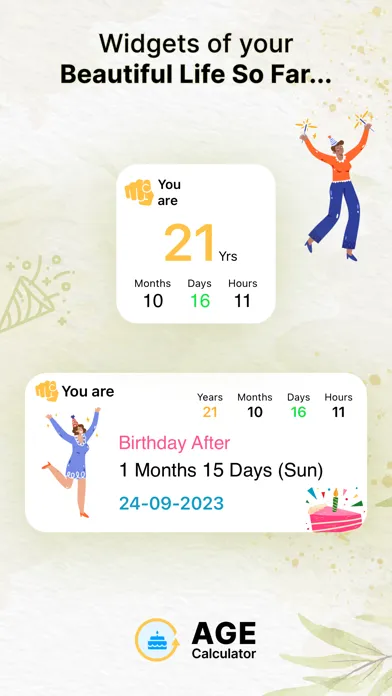 Age Calculator & Event Tracker应用截图