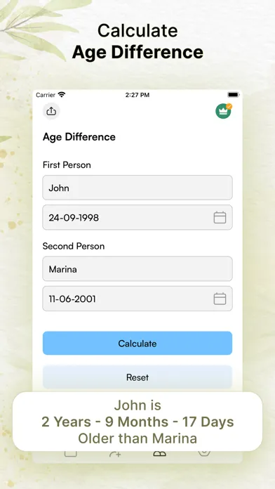 Age Calculator & Event Tracker应用截图
