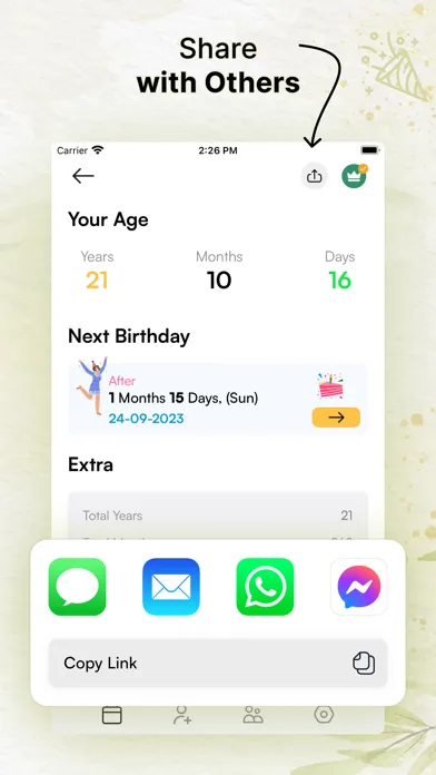 Age Calculator & Event Tracker应用截图