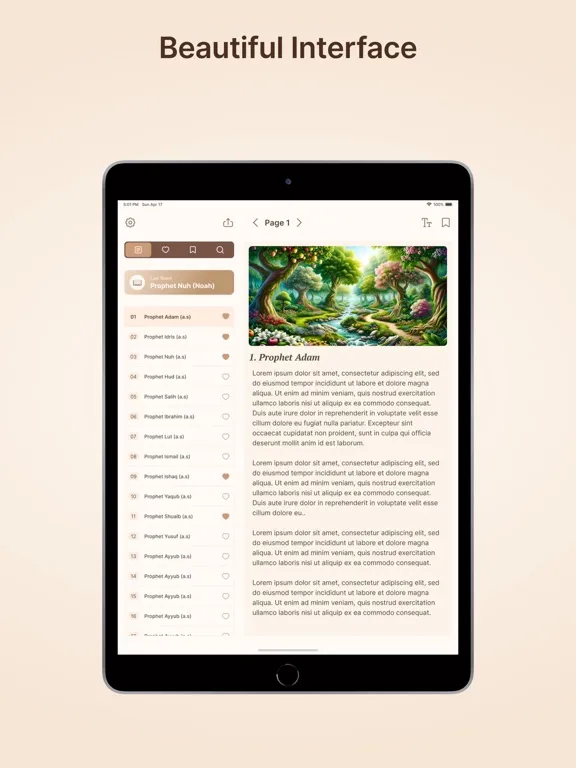 Stories of Prophets in Islam iPad  Screenshots