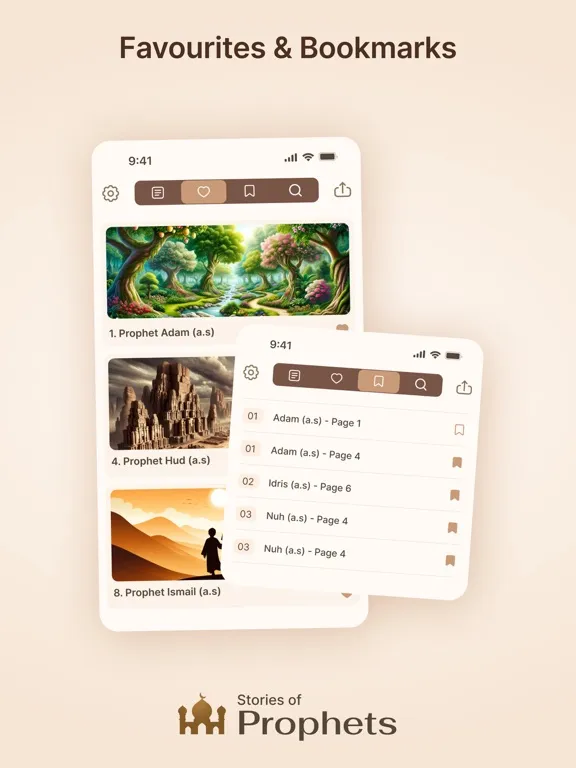 Stories of Prophets in Islam iPad  Screenshots