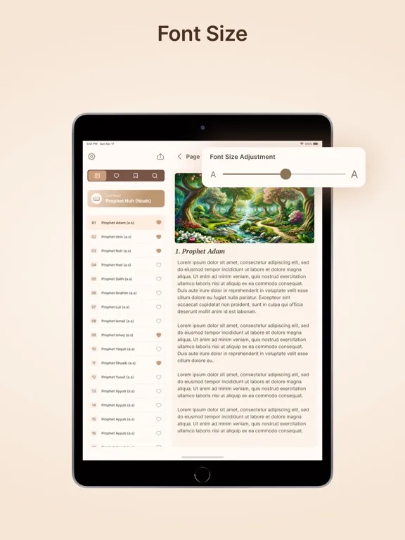 Stories of Prophets in Islam iPad  Screenshots
