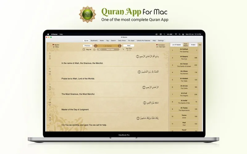 Tangkapan layar Quran - Read & Listen