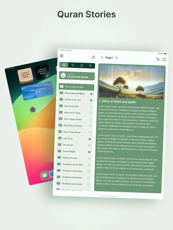 Zrzuty ekranu Quran Stories in Islam iPad 