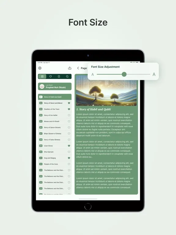 Zrzuty ekranu Quran Stories in Islam iPad 