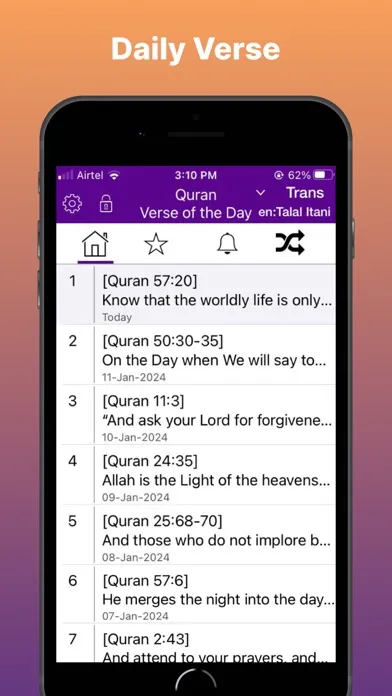 Quran Daily: Islam Muslim App Ekran Görüntüleri