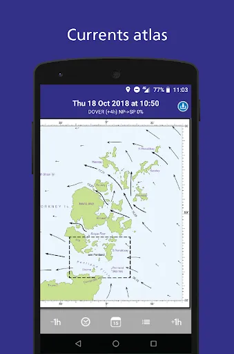 Tangkapan layar Tides Planner
