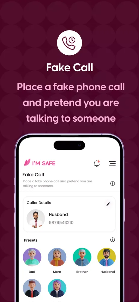I'M SAFE - Women Safety App應用截圖