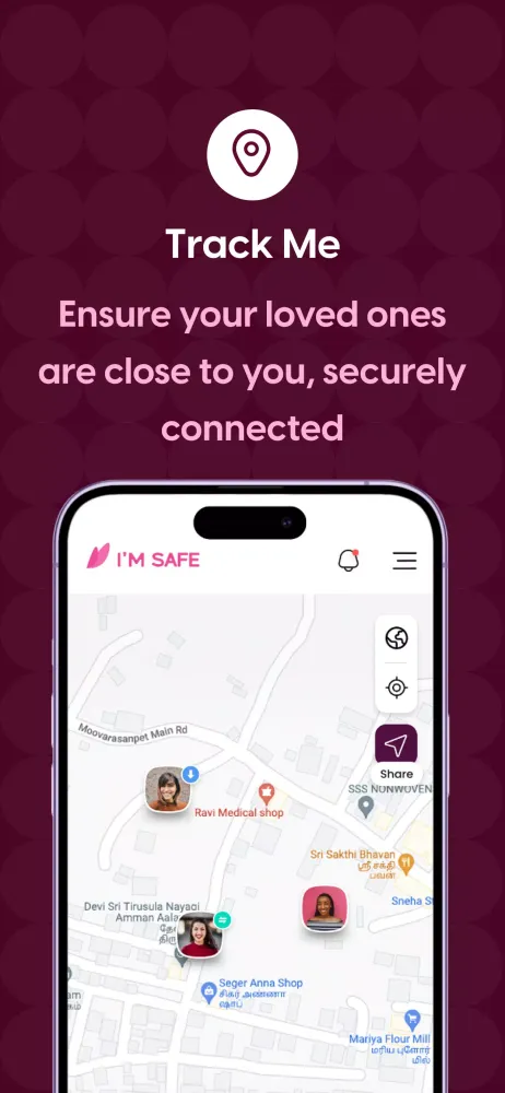 I'M SAFE - Women Safety App應用截圖