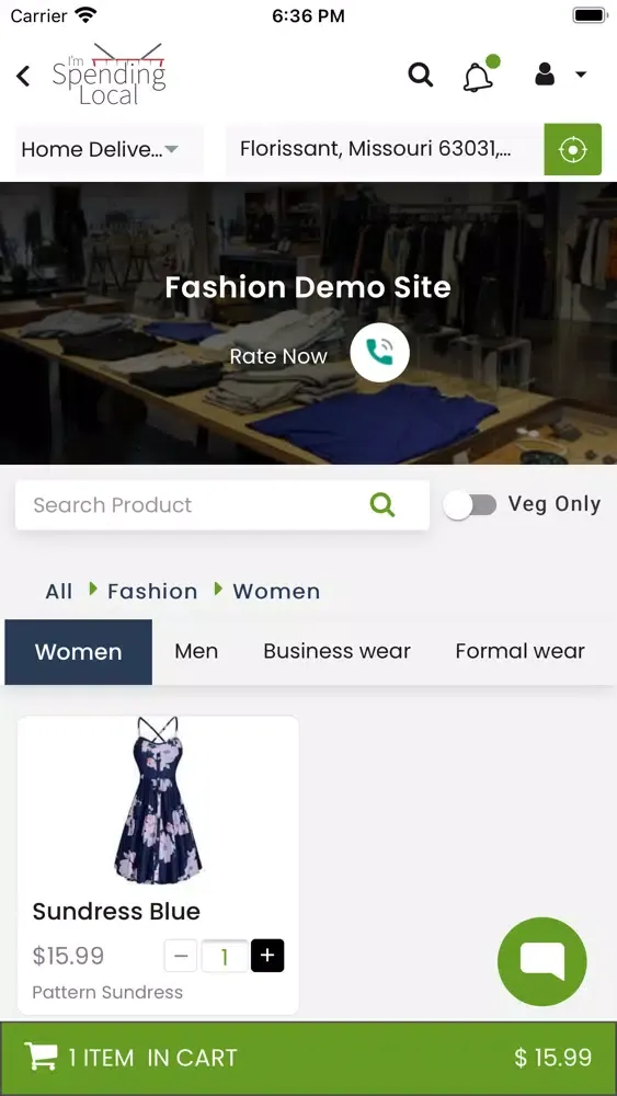 Screenshot di Im Spending Local