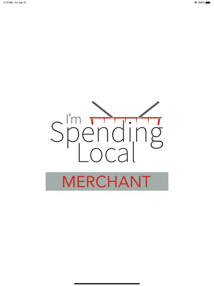 Tangkapan layar Im Spending Local Merchant iPad 