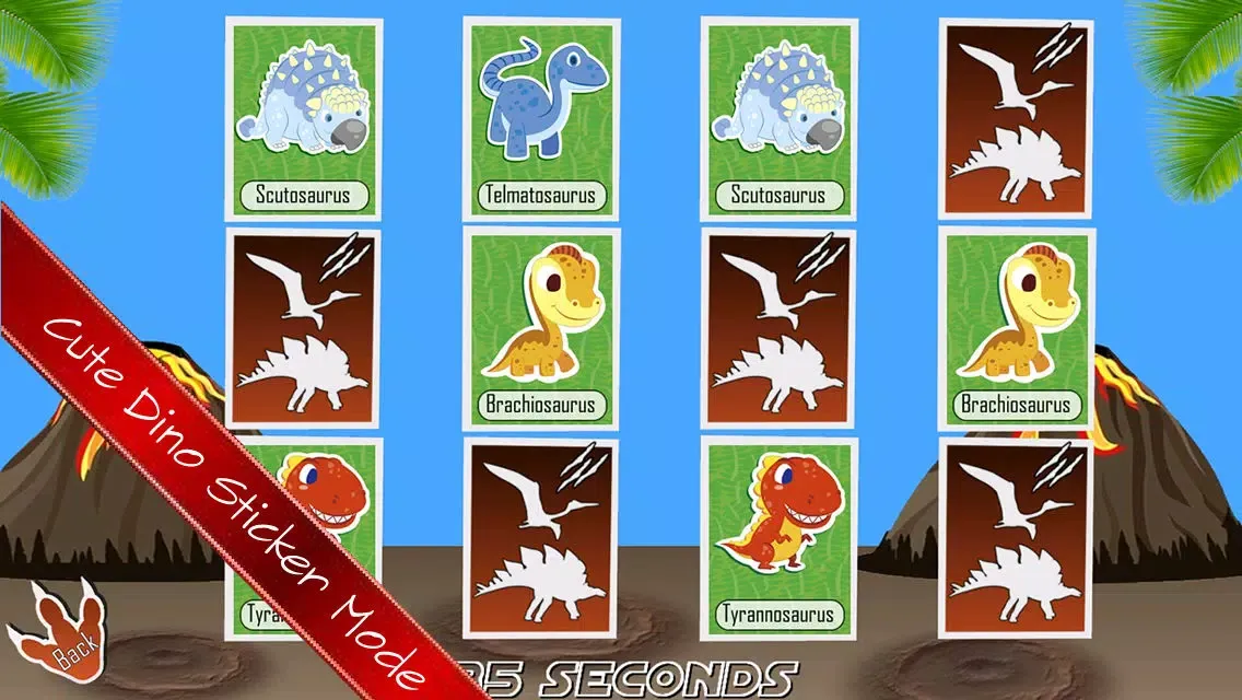 صور Dinosaur Memory Game For Kids