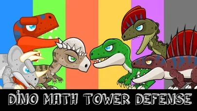 Dinosaur Math Tower Defense سکرین شاٹس
