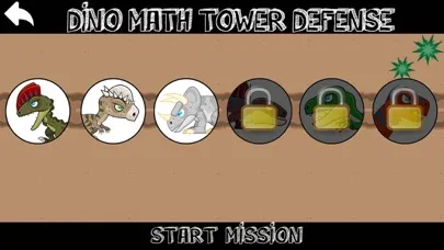 Dinosaur Math Tower Defense سکرین شاٹس