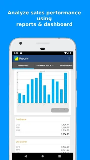 Capturas de tela do MobileBiz Pro