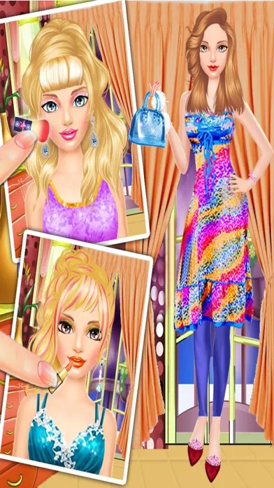 Collage Girl Makeover Salon应用截图