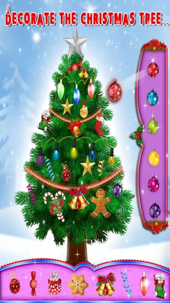Capturas de tela do Xmas Tree Decoration Kids Fun