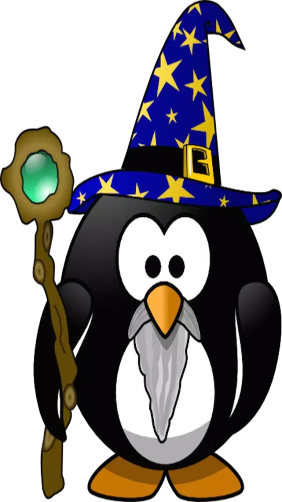 Tangkapan layar Magic Tux