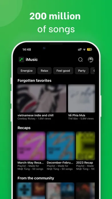 Captures d'écran de iMusic - Music & Video Player