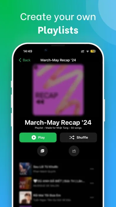Captures d'écran de iMusic - Music & Video Player